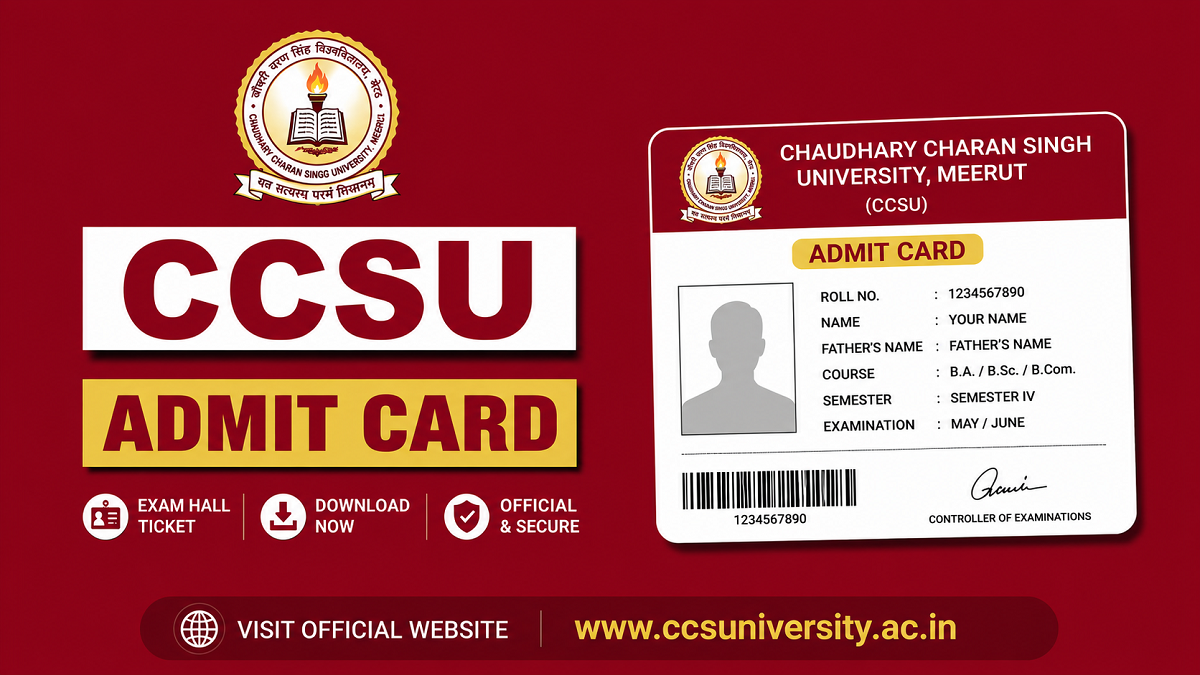 ccsu admit card 2026
