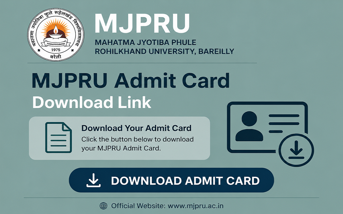 mjpru admit card 2026 download link